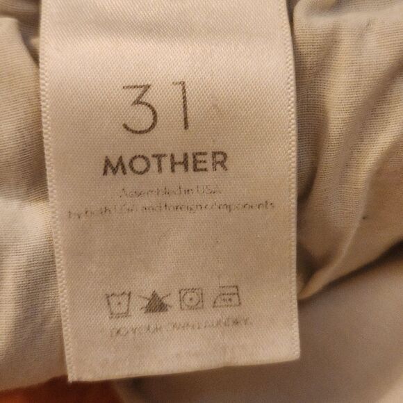 Mother Pixie Dazzler High Rise Straight Leg Ankle Jeans, "Shoot to Thrill" Sz 31 - Picture 12 of 14